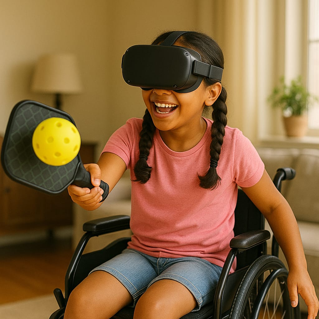 VR Pickleball girl