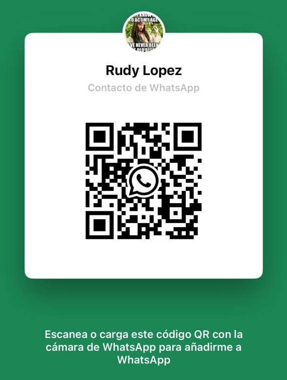 Rudy Lopez WhatsApp QR